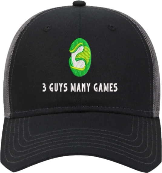 3 Guys Many Games Hat